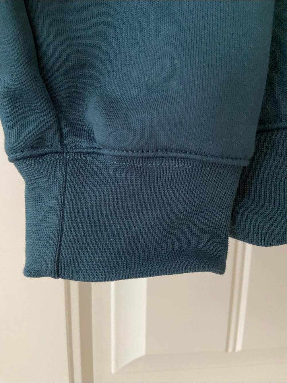 NWT - Adidas Men's Arctic Night Teal Hoodie Sweatshirt - Trefoil Logo - Large - Picture 6 of 14